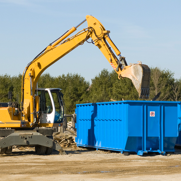 can i choose the location where the residential dumpster will be placed in Bellarthur North Carolina